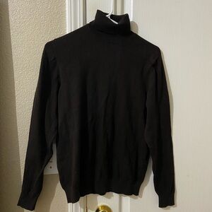 Zara Dark Brown Turtleneck Sweater